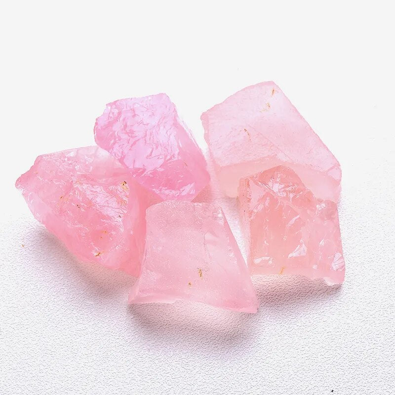1PC Natural Crystal Quartz Minerals Specimen Amethyst Rose quartz Irregular Shape Rough Rock Stone Reiki Healing Home Decoration