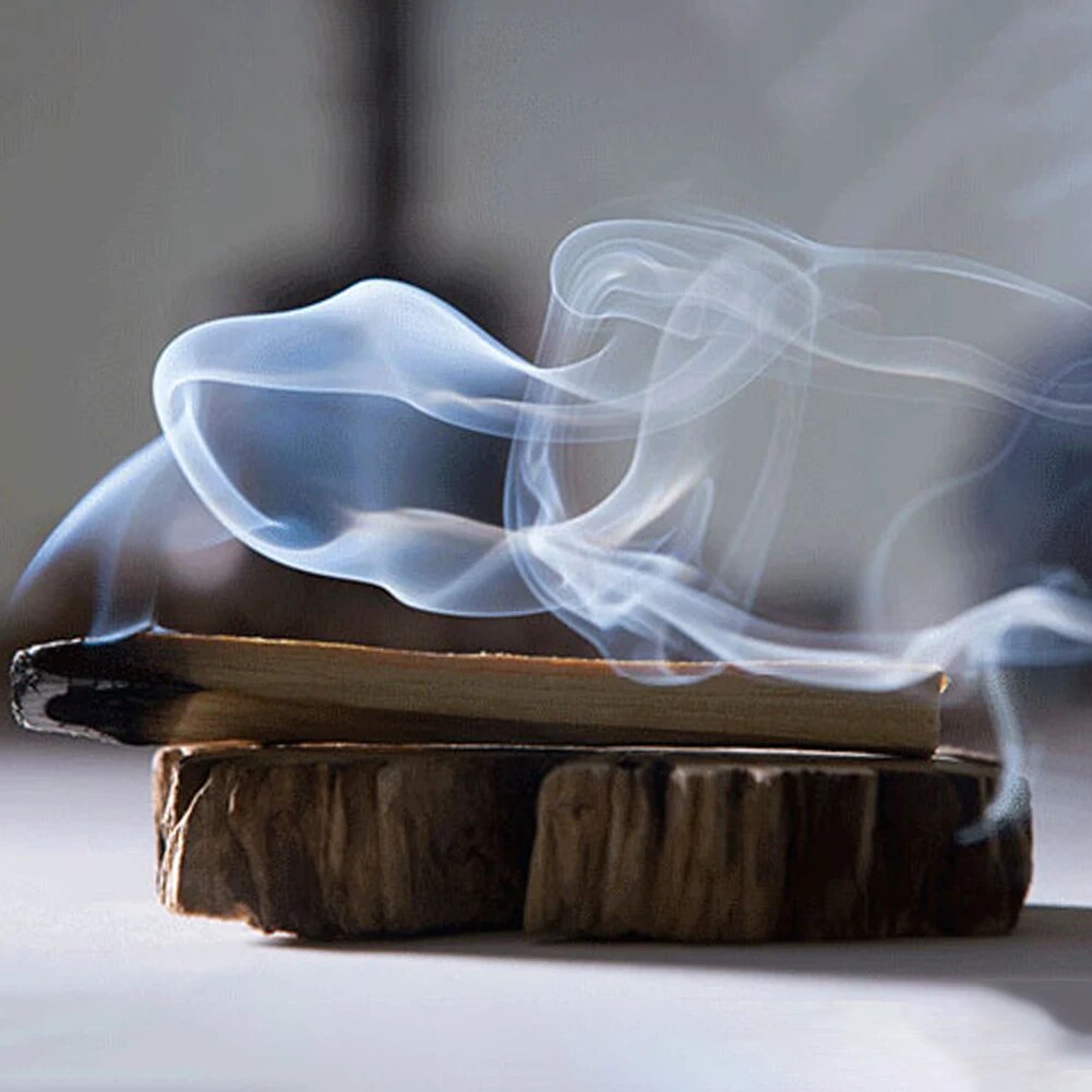 5-1pcs Palo Santo Natural Incense Sticks Wooden Smudging Stick Purifying Healing Stress Relief No Fragrance for Meditation Relax