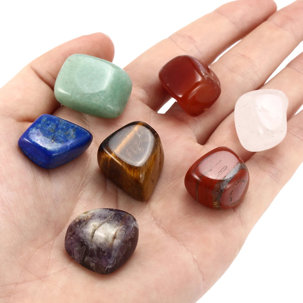 Crystal and Healing Stone Set Chakra Balance Stone Spiritual Astrology Yoga Energy Chakra Reiki Healing Crystals Stone