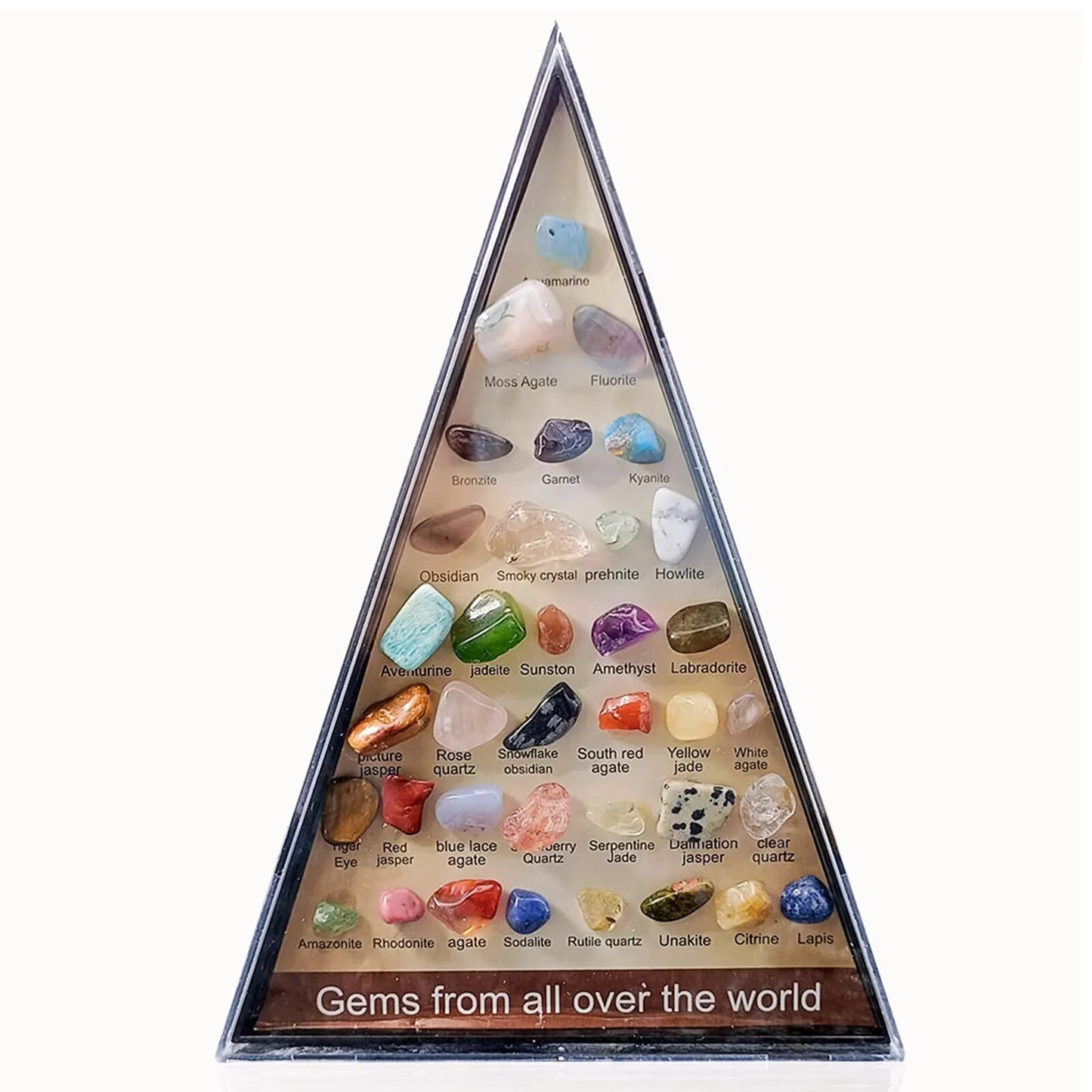 Crystal Rock Collection 36pcs Gem Set Natural Healing Crystals Stones Mineral Specimen Irregular Stone Collect Home Room Decor
